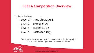 FCCLA Star Events 2024 JUDGE ORIENTATION [upl. by Zonnya]