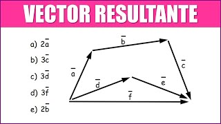 VECTORES  Hallar el VECTOR RESULTANTE [upl. by Shaefer32]