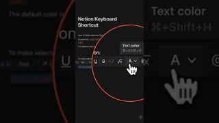 Notion Inline Code Keyboard Shortcut [upl. by Rozella363]