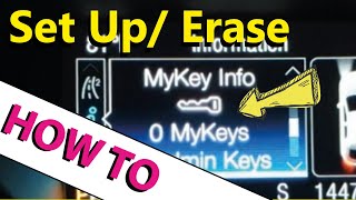 What is Ford MyKey  Set Up amp Erase HOW TO ESCAPE [upl. by Matty]