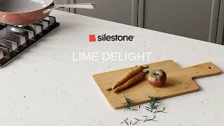 Silestone Lime Delight from the New Urban Crush Quartz Collection [upl. by Yllaw26]