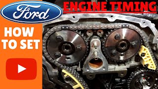 How to Set Engine Timing  Ford Transit [upl. by Skutchan]