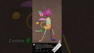 Zooble from TADC on Roblox roblox spraypaint theamazingdigitalcircus tadc zooble [upl. by Medrek]