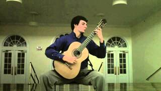 John Dowland  Lachrimae Pavane Josh Moore guitarist [upl. by Ecyak]