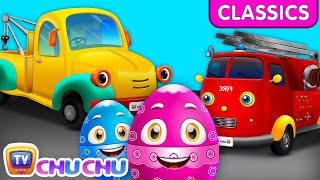 ChuChu TV Classics – Learn Utility Vehicles – Part 1  Fire Engine Ambulance amp More  Surprise Eggs [upl. by Candie43]