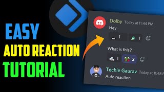 Dyno Bot Auto Reply 🗨️  Auto Reaction  Auto Response  Auto emoji  Autoresponder  Techie Gaurav [upl. by Unity353]