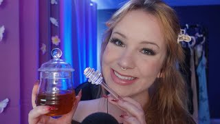 Honey tingles 3 different honey spoons  Tingle Master ASMR [upl. by Narton]