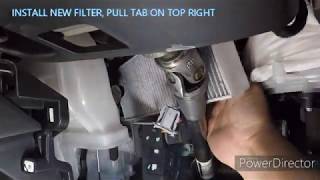 MK2 MKII Citroen C4 Picasso Pollen Filter replacement 2014  ON [upl. by Stouffer]