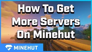 How To Get More Servers  Minehut 101 [upl. by Viole]