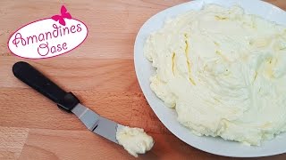 Deutsche Buttercreme  Grundrezept  PuddingButtercreme  Vanille [upl. by Seale]