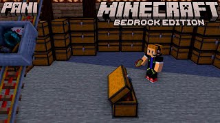 Bedrock  Sistema organizador de itens tutorial Resolvendo erros  descarregador de shulkers [upl. by Hahsi]