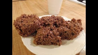 Chocolate Peanut Butter Rice Krispies Treats [upl. by Valdis]