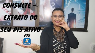 CONSULTAR EXTRATO DO PIS ATIVO [upl. by Denna597]