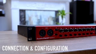 Connection amp Configuration  Clarett⁺ OctoPre [upl. by Mosenthal]