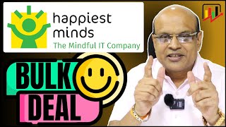 Happiest Minds  Bulk Deal Update bulkdeals [upl. by Balliol]