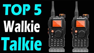 TOP 5 Best Walkie Talkie Review In 2024 [upl. by Gerita]