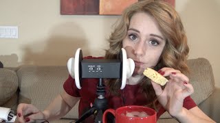 ASMR Eating Rice Krispies Treats Close Breathing  Eating Sounds [upl. by Ludly]