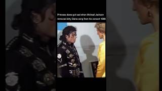 Princess Diana got sad when Michael Jackson removed Dirty Dianafrom his concert in 1988 [upl. by Sudoeht]