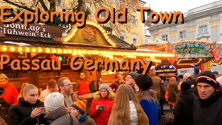 Exploring Passau Germany walking the streets churches Christmas markets what to do top sites tour [upl. by Etteniuq]