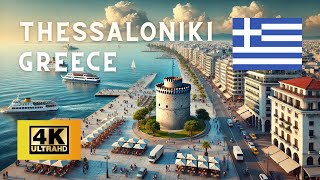 4k Explore Thessaloniki A Captivating Walking Tour of Greeces Cultural Gem 🇬🇷✨ [upl. by Enohpesrep805]