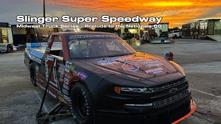 Midwest Truck Series Slinger Super Speedway  772024 [upl. by Bethina992]