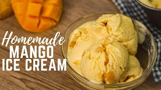 Mango Ice Cream  How To Make Ice Cream Recipes   Summer Recipes [upl. by Munsey]