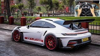 2023 Porsche 911 GT3 RS 992  Forza Horizon 5  MOZA R5 Steering Wheel gameplay [upl. by Ikoek801]