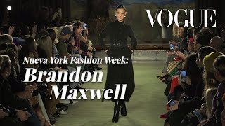 Fashion Week Nueva York Brandon Maxwell Otoño  Invierno 2020 [upl. by Allemahs]