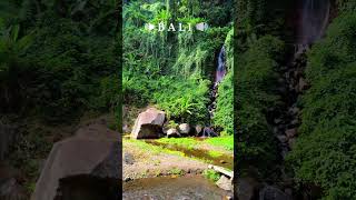 Bali’s Blemantung Waterfall Nature’s Heartbeat in Bali [upl. by Annavas]