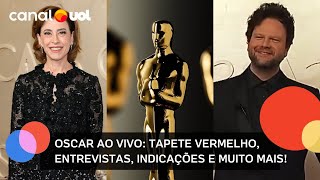 AINDA ESTOU AQUI VENCE OSCAR DE MELHOR FILME INTERNACIONAL COBERTURA AO VIVO [upl. by Sexela]