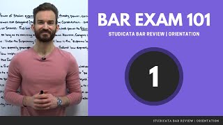 Introduction to the UBE Uniform Bar Exam — Studicata Bar Review Orientation 17 [upl. by Laemaj]