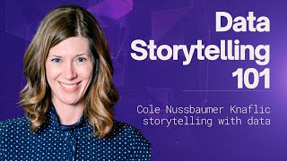 Data Storytelling 101 with storytellingwithdata founder Cole Nussbaumer Knaflic [upl. by Gunther115]