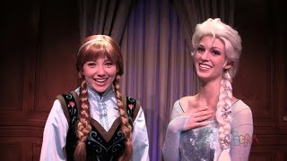 quotFrozenquot Anna and Elsa move to Princess Fairytale Hall at the Magic Kingdom Walt Disney World [upl. by Frida]