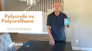 Polycrylic vs Polyurethane Over Wood Stain  Which Finish To Use [upl. by Sammons]