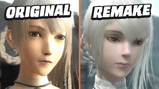 Nier Original vs Nier Replicant Ver12247 Graphics Comparison [upl. by Ebneter]