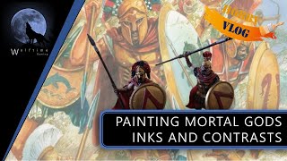 Painting Greeks and Spartans  Footsore Miniatures Mortal Gods [upl. by Bronson]