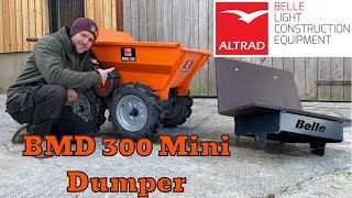 Altrad Belle BMD 300 Mini Dumper Test amp Review [upl. by Orpah884]