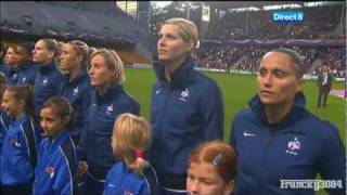 La Marseillaise  French National Anthem Equipe de France Féminine de Football [upl. by Swarts]