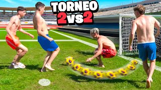 ⚽TORNEO 2v2 di CALCIO in VILLA THE BOOYZ [upl. by Sukramaj55]