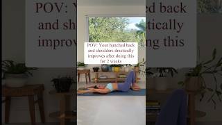 Rounded Shoulders amp Hunched Back  Posture Exercise posture pelvicfloor mobility [upl. by Ekez]