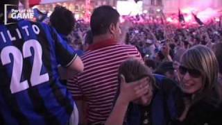 REACTION Piazza Duomo explodes after InterBayern 20 [upl. by Derwon527]