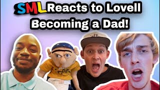 LampH World vlog SML Crew reacts to Lovell becoming a Dad 😲 [upl. by Eislel]