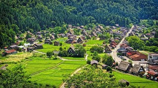 Traditional Japanese Village  Countryside  Shirakawago  Japan Holiday Tour [upl. by Maurreen]