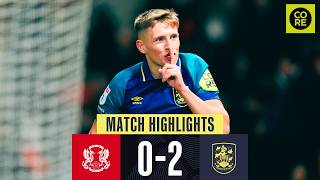 EXTENDED HIGHLIGHTS  Leyton Orient 02 Huddersfield Town [upl. by Emlin]