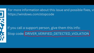 Fix DRIVER VERIFIED DETECTED VIOLATION Blue Screen BSOD Error On Windows 1110 PC [upl. by Llemaj]