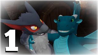 FURRY VRChat Dragon Gameplay Part 1 [upl. by Ecerahc]