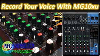 Yamaha MG10XU setup with mobile for voice recording  Connect MG10xu with android [upl. by Mia693]