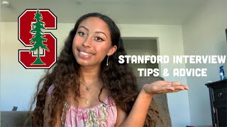 Stanford Interview College Interview Tips amp Advice [upl. by Lazos]