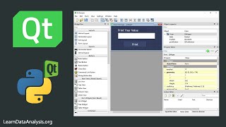 How to download and design an app using Qt Designer for PyQt5 PySide Qt [upl. by Anaibaf]