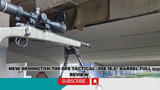 “New” Remington 700 SPS Tactical308 win 165” barrel Full Review [upl. by Tal]